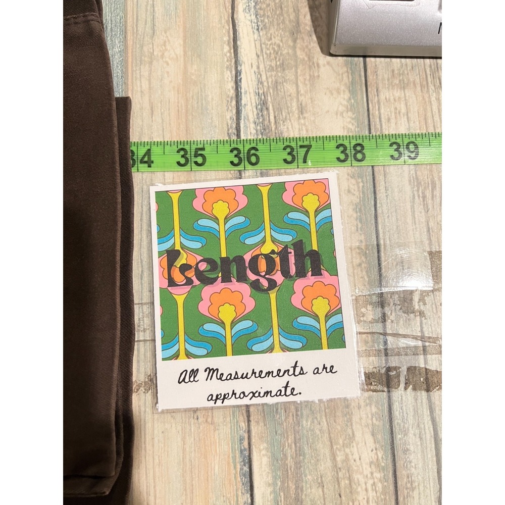 Vtg Jag Womens Y2K Chocolate Brown Low Rise Stretch Cropped Pants‎ Sz 10 90S - Picture 8 of 9